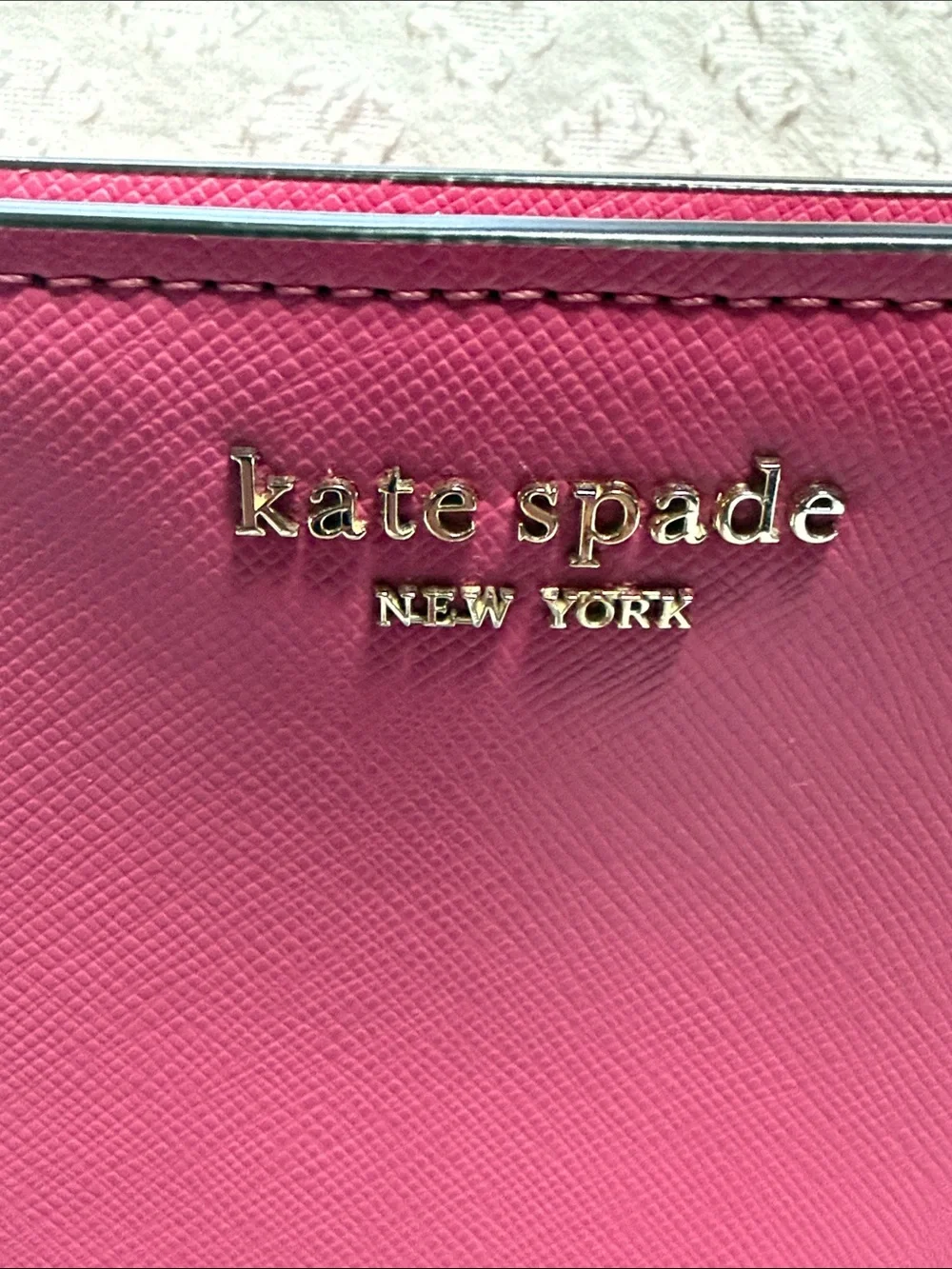 Kate Spade Pink Spencer Gussetted Wristlet